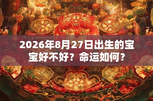 2026年8月27日出生的宝宝好不好?命运如何? 2026年8月27日出生的宝宝好不好?命运如何?