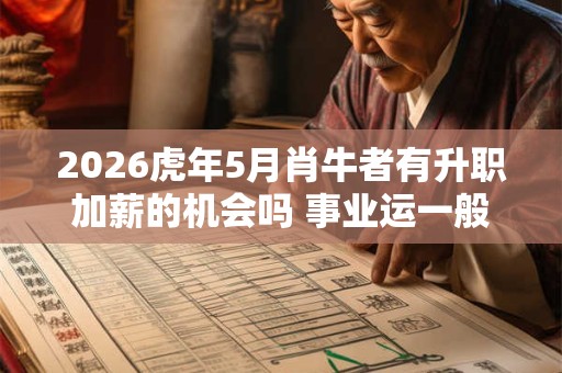 2026虎年5月肖牛者有升职加薪的机会吗 事业运一般财运稳定