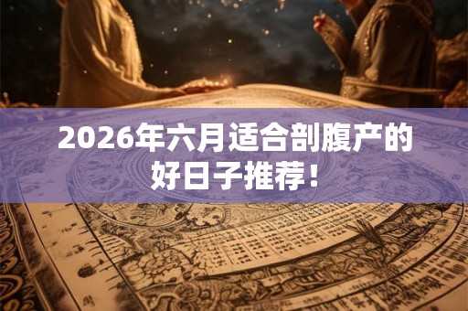 2026年六月适合剖腹产的好日子推荐! 2026年六月适合剖腹产的好日子推荐!