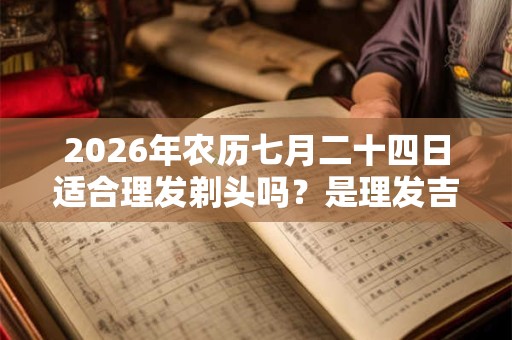 2026年农历七月二十四日适合理发剃头吗？是理发吉日不