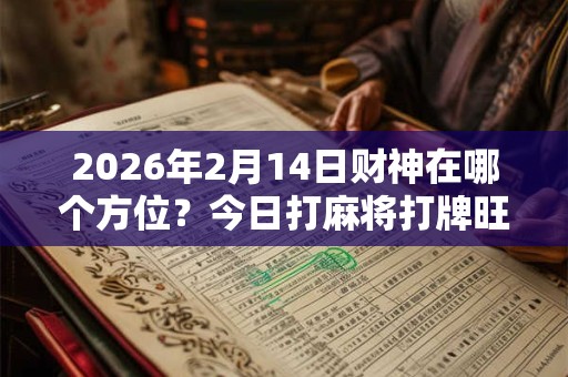 2026年2月14日财神在哪个方位？今日打麻将打牌旺运方位