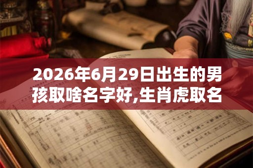 2026年6月29日出生的男孩取啥名字好,生肖虎取名 2026年6月29日出生的男孩取啥名字好,生肖虎取名
