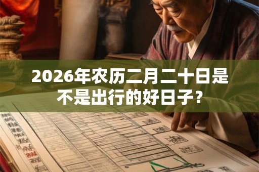 2026年农历二月二十日是不是出行的好日子？