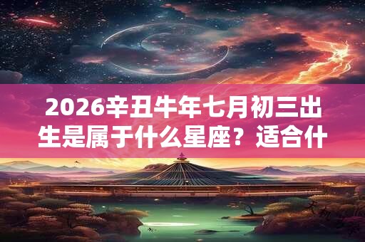2026辛丑牛年七月初三出生是属于什么星座?适合什么职业? 2026辛丑牛年七月初三出生是属于什么星座?适合什么职业?