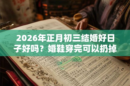 2026年正月初三结婚好日子好吗?婚鞋穿完可以扔掉吗? 2026年正月初三结婚好日子好吗?婚鞋穿完可以扔掉吗?