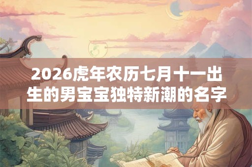 2026虎年农历七月十一出生的男宝宝独特新潮的名字推荐 2026虎年农历七月十一出生的男宝宝独特新潮的名字推荐