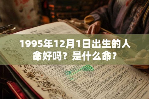 1995年12月1日出生的人命好吗？是什么命？
