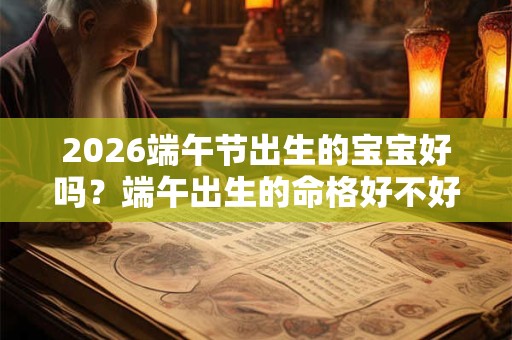 2026端午节出生的宝宝好吗？端午出生的命格好不好