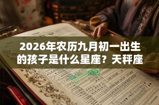 2026年农历九月初一出生的孩子是什么星座？天秤座好不好
