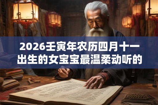 2026壬寅年农历四月十一出生的女宝宝最温柔动听的名字