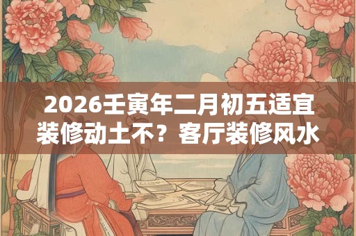 2026壬寅年二月初五适宜装修动土不？客厅装修风水