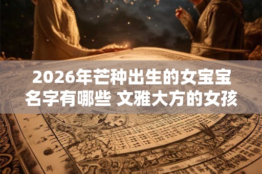 2026年芒种出生的女宝宝名字有哪些 文雅大方的女孩好名解析