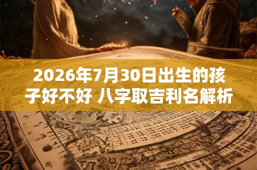 2026年7月30日出生的孩子好不好 八字取吉利名解析 2026年7月30日出生的孩子好不好 八字取吉利名解析