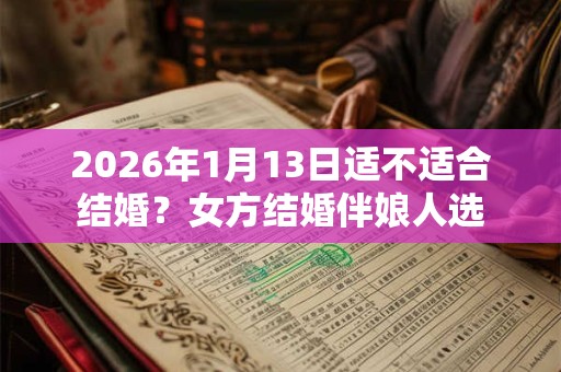 2026年1月13日适不适合结婚？女方结婚伴娘人选
