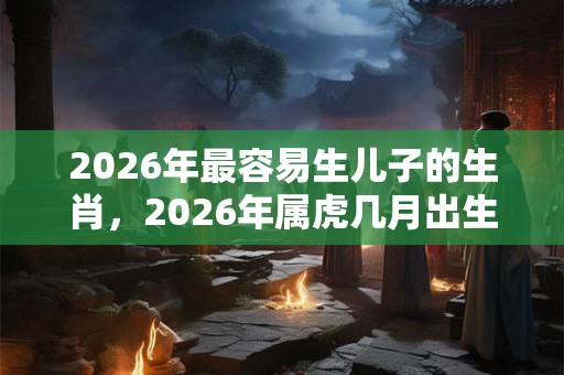 2026年最容易生儿子的生肖,2026年属虎几月出生最好? 2026年最容易生儿子的生肖,2026年属虎几月出生最好?