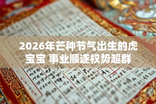 2026年芒种节气出生的虎宝宝 事业顺遂权势超群