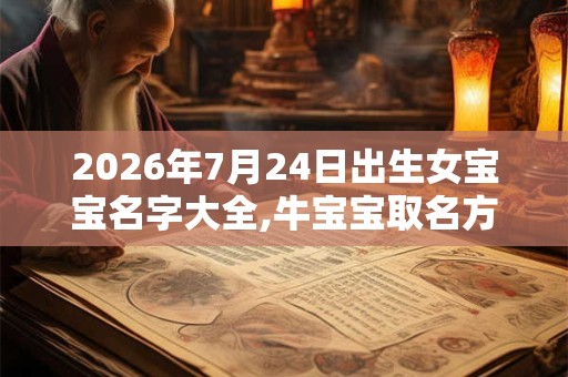 2026年7月24日出生女宝宝名字大全,牛宝宝取名方法