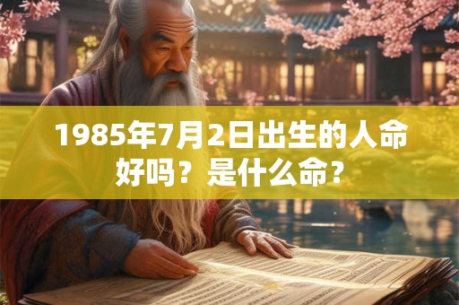 1985年7月2日出生的人命好吗?是什么命? 1985年7月2日出生的人命好吗?是什么命?