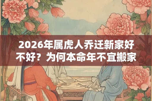 2026年属虎人乔迁新家好不好?为何本命年不宜搬家 2026年属虎人乔迁新家好不好?为何本命年不宜搬家