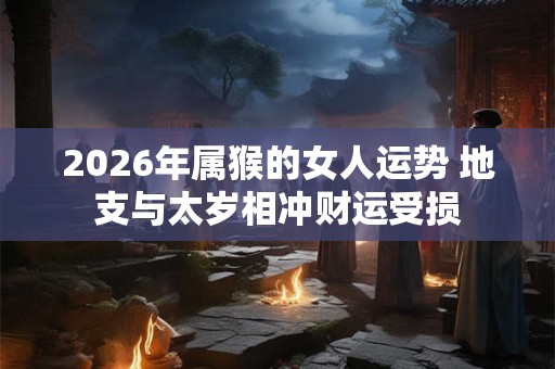 2026年属猴的女人运势 地支与太岁相冲财运受损