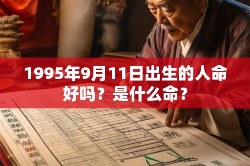1995年9月11日出生的人命好吗？是什么命？