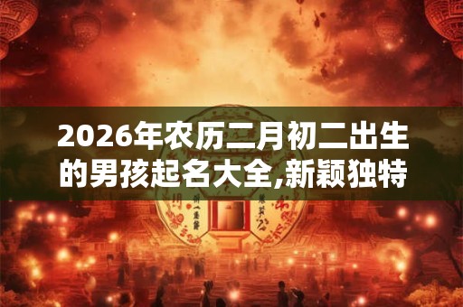 2026年农历二月初二出生的男孩起名大全,新颖独特的名字