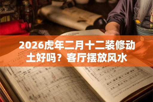 2026虎年二月十二装修动土好吗？客厅摆放风水