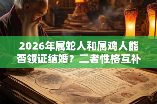 2026年属蛇人和属鸡人能否领证结婚？二者性格互补吗