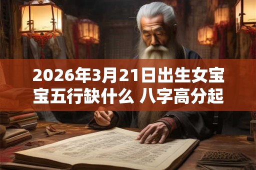 2026年3月21日出生女宝宝五行缺什么 八字高分起名字
