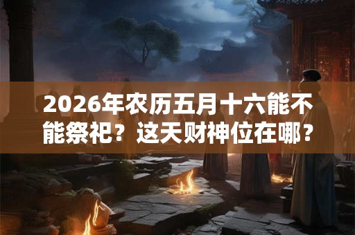 2026年农历五月十六能不能祭祀?这天财神位在哪? 2026年农历五月十六能不能祭祀?这天财神位在哪?