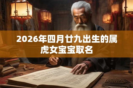 2026年四月廿九出生的属虎女宝宝取名 2026年四月廿九出生的属虎女宝宝取名