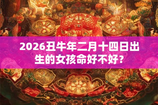 2026丑牛年二月十四日出生的女孩命好不好？