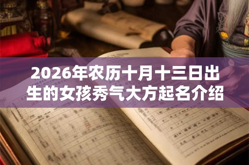 2026年农历十月十三日出生的女孩秀气大方起名介绍