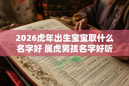 2026虎年出生宝宝取什么名字好 属虎男孩名字好听大气