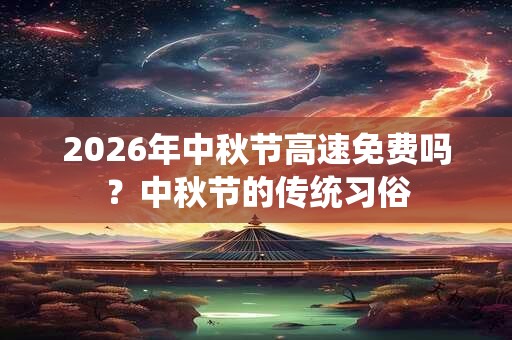 2026年中秋节高速免费吗?中秋节的传统习俗 2026年中秋节高速免费吗?中秋节的传统习俗