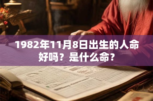 1982年11月8日出生的人命好吗？是什么命？