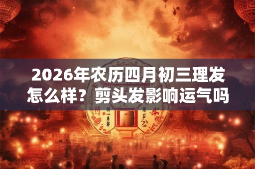 2026年农历四月初三理发怎么样？剪头发影响运气吗