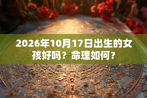 2026年10月17日出生的女孩好吗？命理如何？