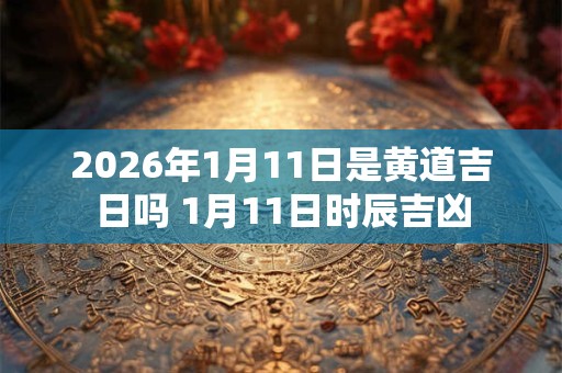 2026年1月11日是黄道吉日吗 1月11日时辰吉凶