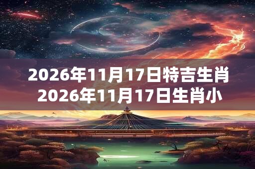 2026年11月17日特吉生肖 2026年11月17日生肖小运播报