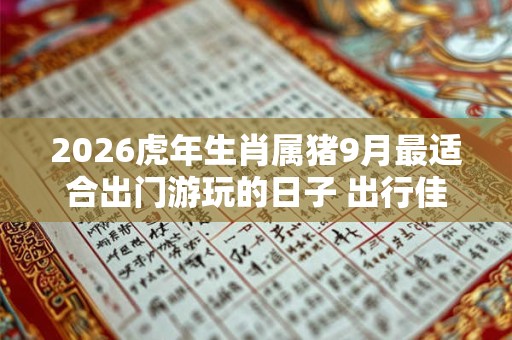 2026虎年生肖属猪9月最适合出门游玩的日子 出行佳期推荐