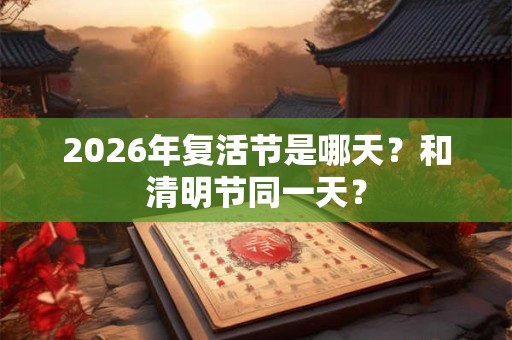 2026年复活节是哪天？和清明节同一天？