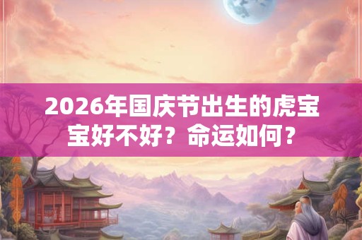 2026年国庆节出生的虎宝宝好不好？命运如何？