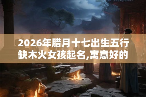 2026年腊月十七出生五行缺木火女孩起名,寓意好的女孩名字