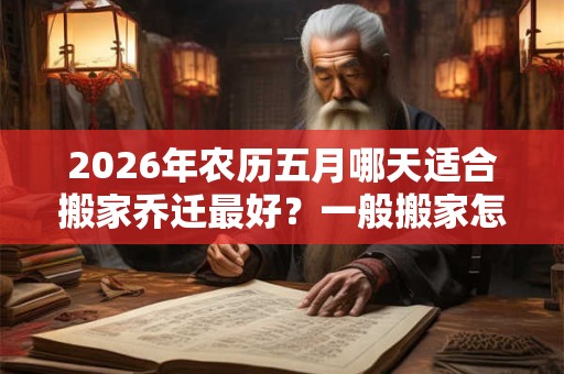2026年农历五月哪天适合搬家乔迁最好?一般搬家怎么选日子? 2026年农历五月哪天适合搬家乔迁最好?一般搬家怎么选日子?