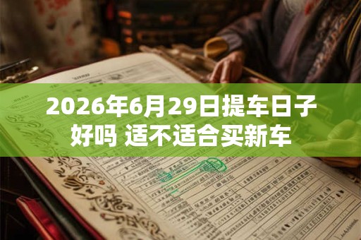 2026年6月29日提车日子好吗 适不适合买新车