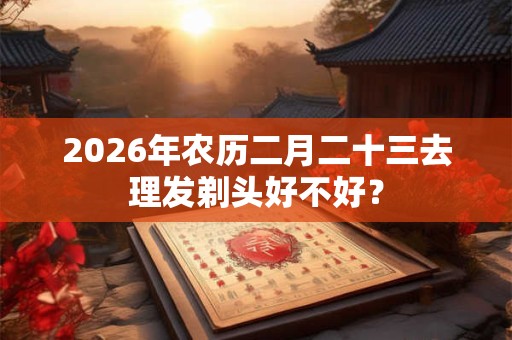 2026年农历二月二十三去理发剃头好不好? 2026年农历二月二十三去理发剃头好不好?