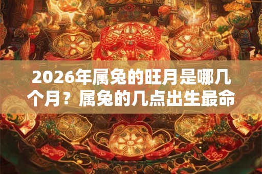 2026年属兔的旺月是哪几个月？属兔的几点出生最命苦？