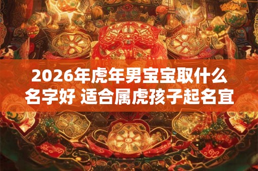 2026年虎年男宝宝取什么名字好 适合属虎孩子起名宜用字