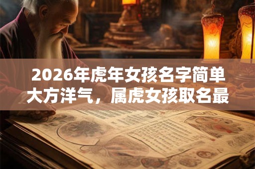 2026年虎年女孩名字简单大方洋气,属虎女孩取名最佳字 2026年虎年女孩名字简单大方洋气,属虎女孩取名最佳字